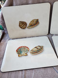 Lot of 5 Colonial Williamsburg "Shell Walk" Placemats (A)