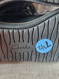 Pair of Clarks Faux Fur Ankle Boots—Women's Size 7.5