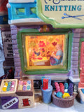 Coventry Cove "A Stitch in Time Knitting Shop" Lighted House WORKS (F)