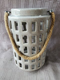 Crate & Barrel Ceramic Lantern