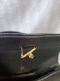 Genuine Calf Skin Black Hand Bag