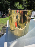 Jumbo Brass Planter