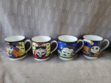 Lenox Set of 4 Halloween Characters Stackable Mugs