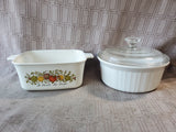 Pair of Corning Ware Baking Dishes