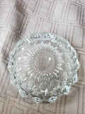 Heavy Clear Glass Ash Tray