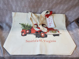 Smithfield, Virginia Christmas Canvas Tote Bag APPEARS UNUSED