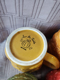 Set of 4 Sur La Table Pumpkin Mugs