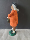 (A) Byers' Choice Carolers Colonial Williamsburg Signed "Man with Wine Jug" Figurine