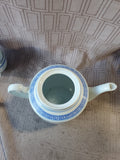 5 Piece Asian Inspired Blue and White Rice Eye Dish Lot AS IS—READ DESCRIPTION CAREFULLY**