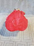 2 Tiered Heart Shaped Holiday Trinket Box