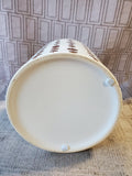 Ceramic White and Gold Toned Planter