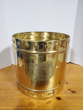 Large Brass Cache Pot