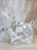 Baccarat Crystal Poodle Paperweight