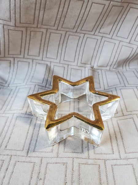 IVV Made in Italy Glass Star Candle Holder