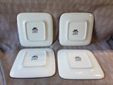 Set of 4 Michal Sparks "Estate of Mind Collection" Salad Plates (2 SETS AVAILABLE PRICED INDIVIDUALLY AT $20 EACH)