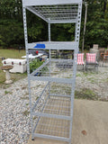5-Tier Metal Frame Shelving Unit w/Wire Shelves
