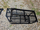 Two-Tier Black Plastic Shelf
