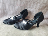 Pair of Women's Black Dance Heels (B)—Women's Size 8.5