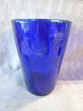 Cobalt Blue Glass Vase