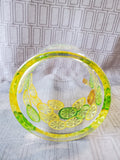 Lemon and Lime Clear Glass Pitcher