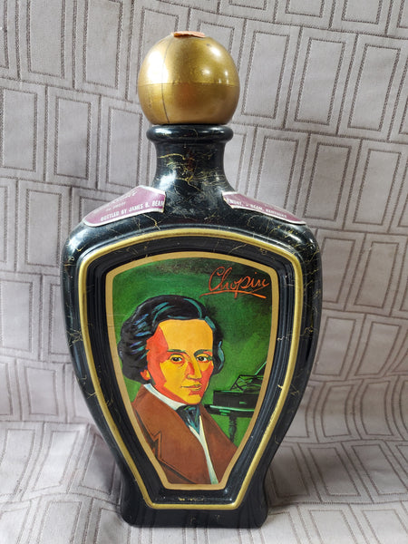 (A) Vintage Jim Bean "Chopin" Whiskey Decanter