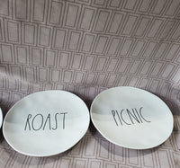 (C) Set of 4 Rae Dunn Melamine by Magenta Salad Plates