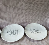 (C) Set of 4 Rae Dunn Melamine by Magenta Salad Plates