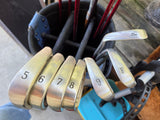 Women's Clubs and Adams Idea Bag - (5)Fairway Woods, (7)Irons + Ball Grabber