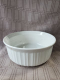 Corning Ware French White Souffle Dish