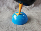 Rustic Portuguese Folk Art Wooden Rooster