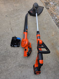 Black & Decker 40v String Trimmer and Blower w/One Battery and Charger