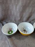 Set of 4 Threshold Plastic Christmas Dip Bowls