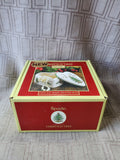 Spode "Christmas Tree" Pierced Heart Shaped Box