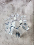 Orrefors Sweden Crystal Tulip Candy Dish