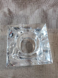 Heavy Clear Glass Candle Votive