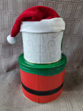 Santa Stacking Cookie Tin