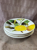Lot of 3 ValoriHome Lemon Salad Plates