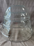 9 Piece Duralex Clear Glass Nesting Mixing Bowl Set