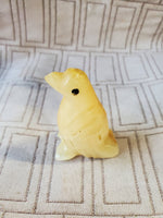 Carved Stone Bird Paperweight