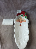 Fitz and Floyd Snack Therapy Santa Server