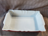 Cerutil Stoneware Red Baking Dish