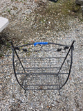 Black Metal Wire Planter Shelf