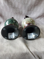 Pair of Kirklands Orb Finials