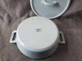 Crate and Barrel Covered Casserole Dish