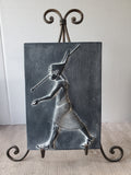 Egyptian Pharaoh Stone Slab with Display Easel