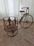 Rustic Metal Bicycle Plant Holder