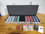 The Sharper Image 300-Piece Poker Chip Set UNUSED