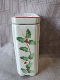 Andrea by Sadek Colonial Williamsburg Holly Flower Frog Vase