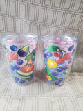 (H) Pair of KH Connoisserve Double Wall Tumblers NO LIDS