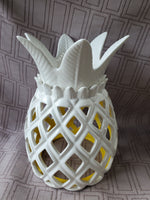 Ceramic Pineapple Candle Holder